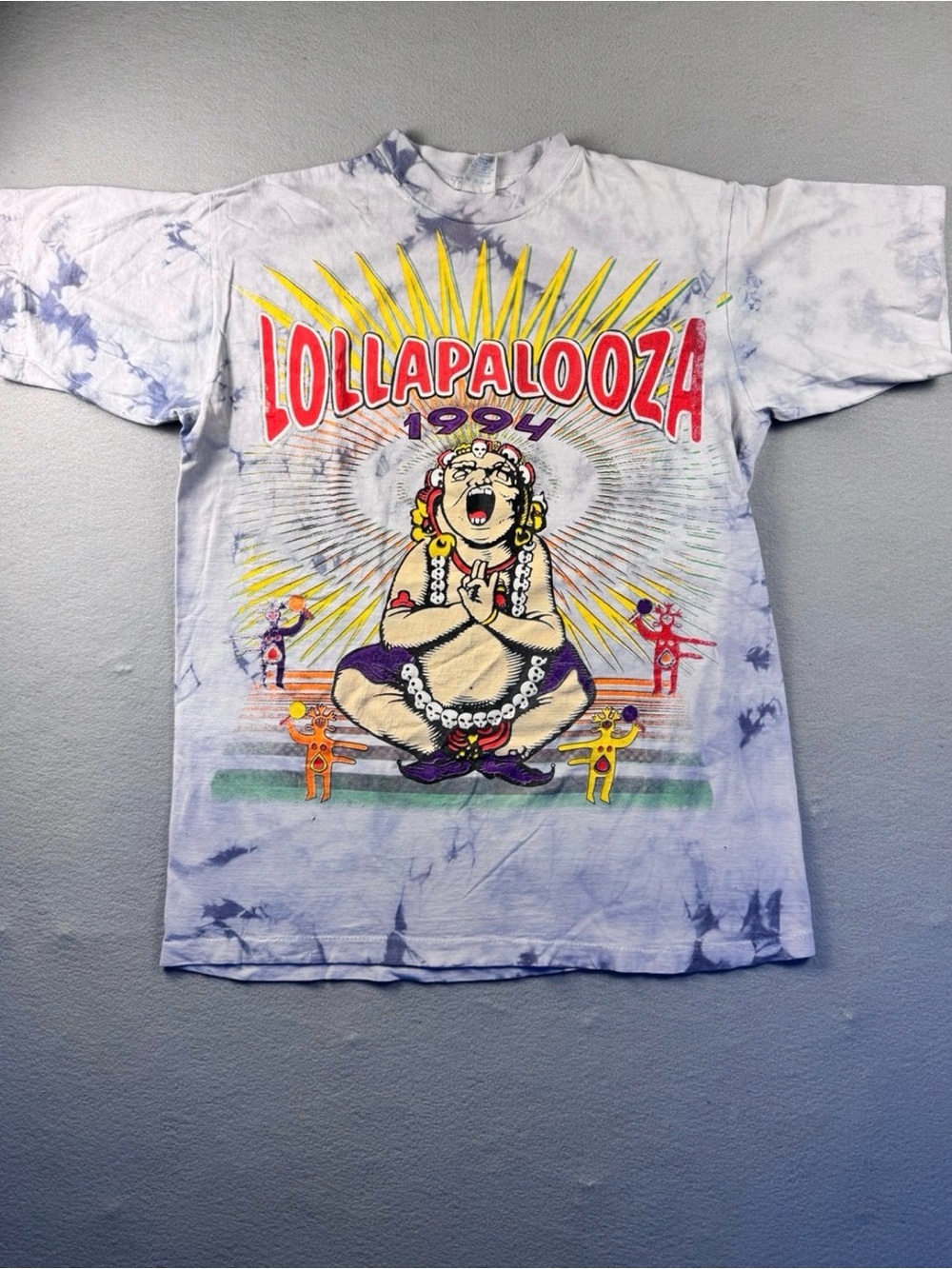 Vintage Lollapalooza 1994 Tie-Dye Graphic Tee - Purple